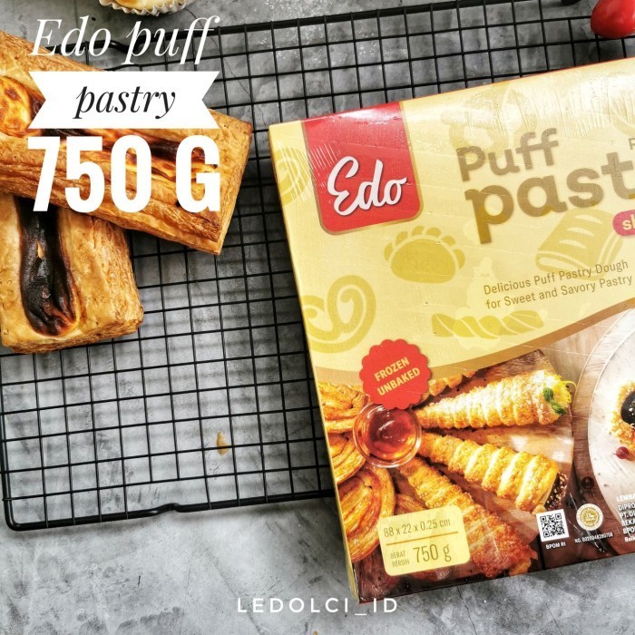 

PUFF PASTRY SHEET EDO 750 GRAM KULIT PASTRY EDO 750 GRAM