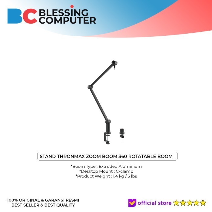 Stand Thronmax Zoom Boom 360 Rotatable Boom / Zoom Desktop Boom Arm