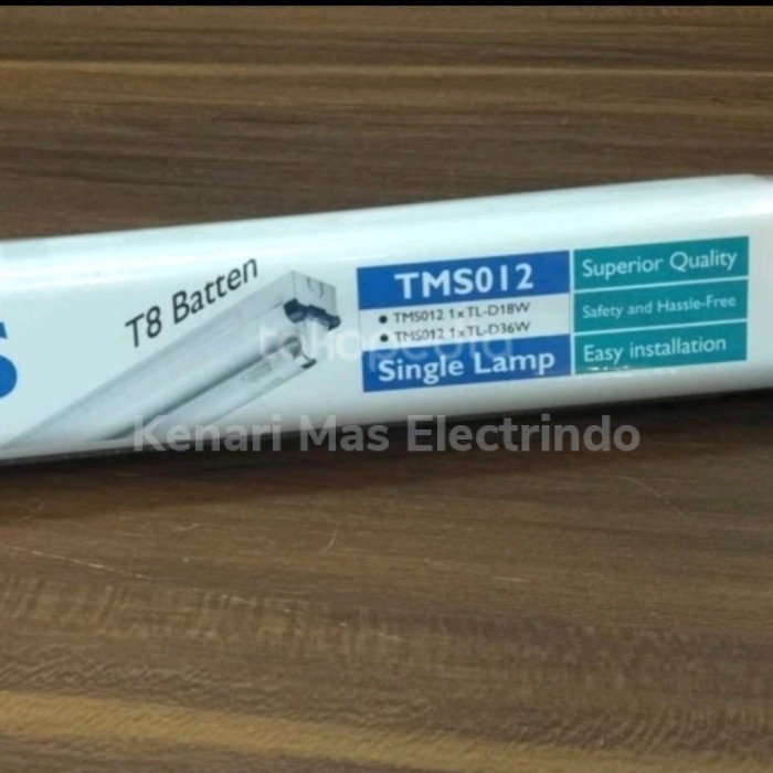 Philips Kap Simbat Tms012 1X18W 18W 60Cm Kap Lampu Tld Philips 18W