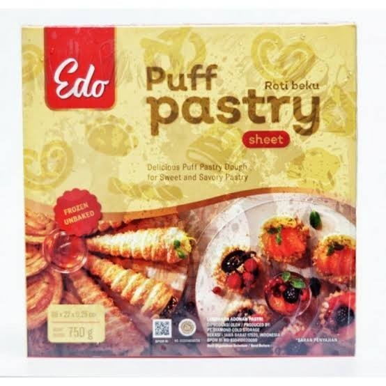 

EDO PUFF PASTRY SHEET 750 GRAM