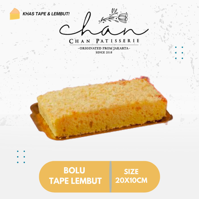 

BOLU TAPE KEJU EMPUK CHAN PATISSERIE 20X10CM