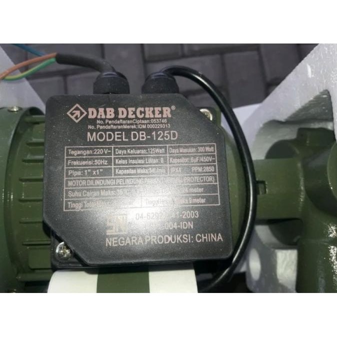 [ Dss ] Mesin Pompa Air Dab 125D/Pompa Air Dabdekker/Mesin Pompa Air Pendorong !! Ready