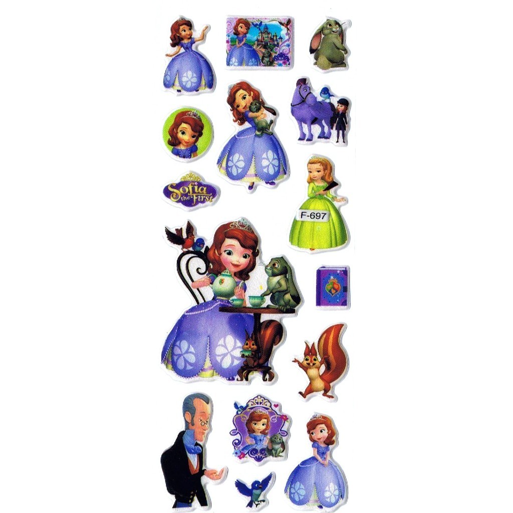

SK460 Stiker Sticker Timbul Set Strip Aneka Gambar Kartun Sofia First