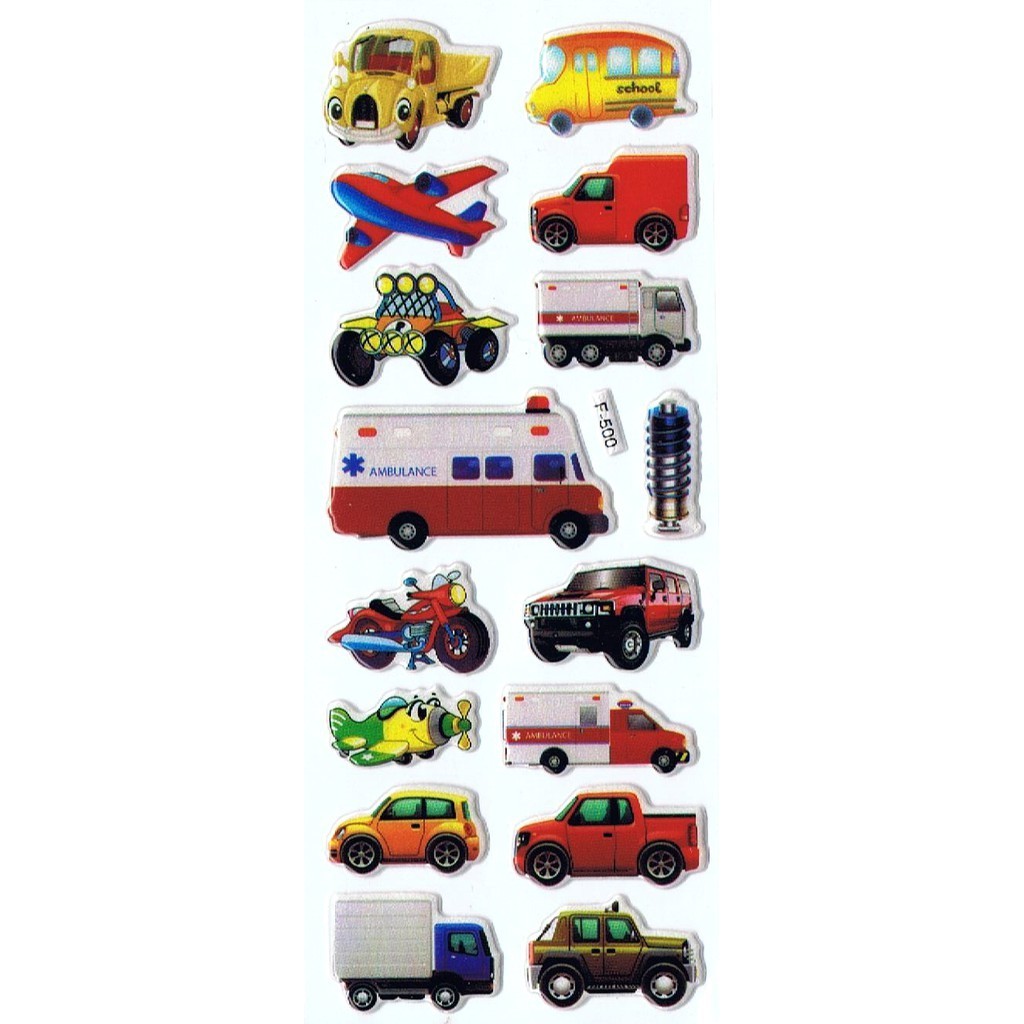 

SK490 Stiker Sticker Timbul Set Strip Aneka Gambar Kartun Kendaraan