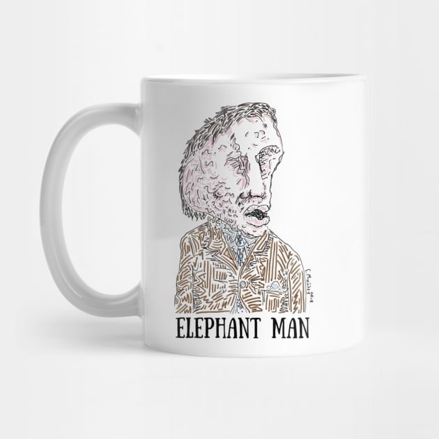 Mug Kopi MANUSIA GAJAH ELEPHANT MAN Coffee Mug