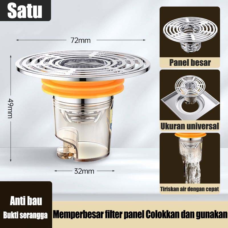 Floor Drain Anti Bau Floor Drain Anti Bau Penutup Saluran Air Kamar Mandi Untuk Kamar Mandi Dan