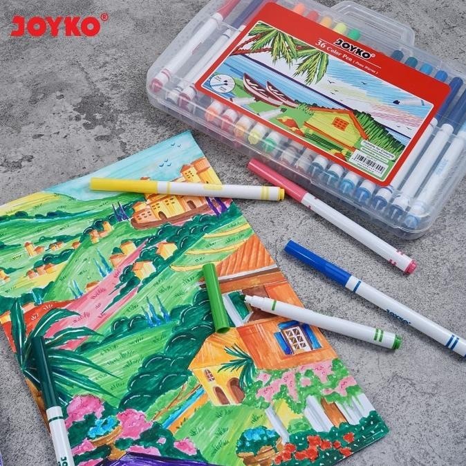 

Color Pen Pulpen Pena Warna Joyko CLP-17 36 Warna Colors