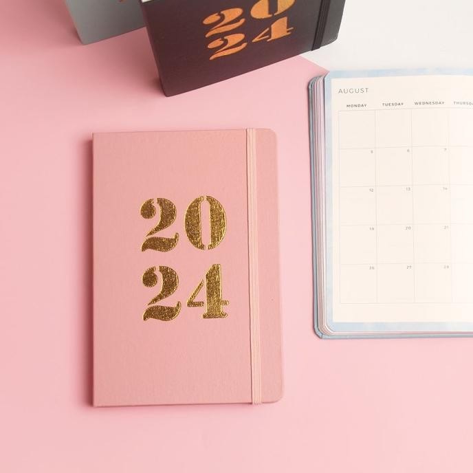 

bukuqu Weekly Planner Leather 2024 - Agenda Cover leather - Notebook