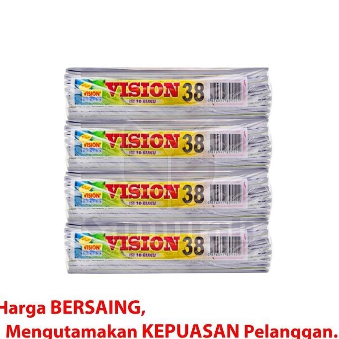 

Buku Vision 38 Lembar / Buku Tulis Sekolah Anak TK SD SMP 38 lbr Murah