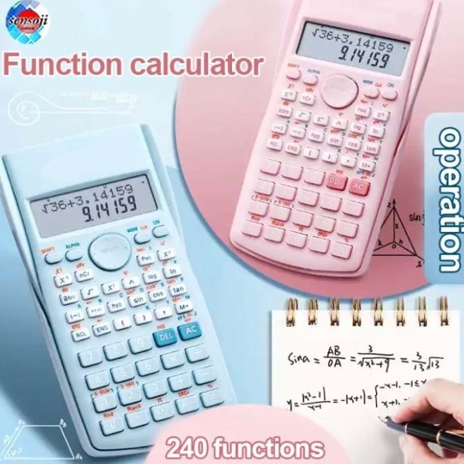 

Calculator Scientific Dexin 82MS 240 Fungsi Kalkulator Sekolah 350MS