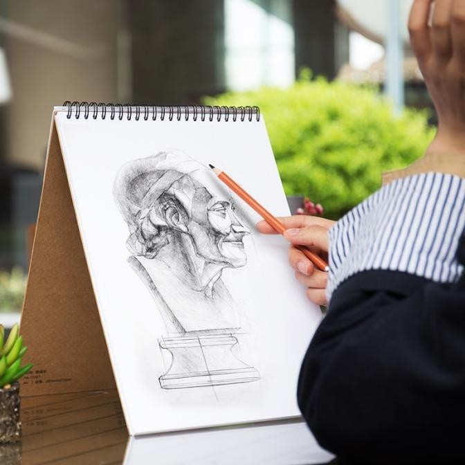 

Deli sketch book 60 lembar , buka vertikal,atau diputar 73634 73635