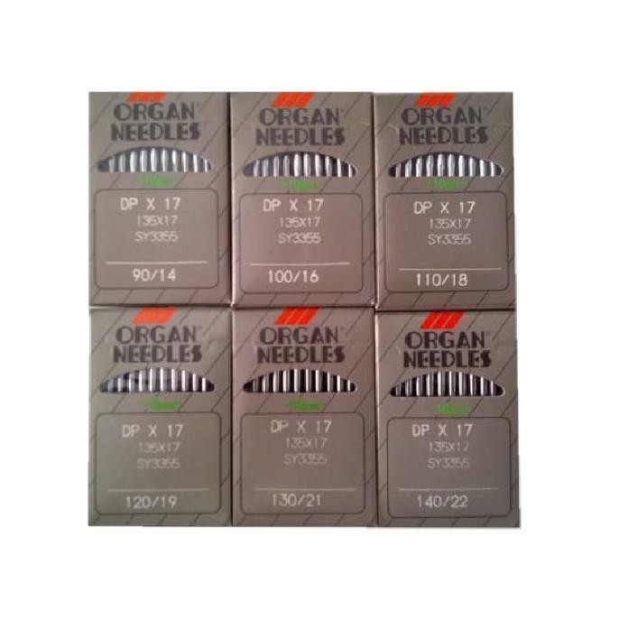 Jarum Organ DP x 17 / DPx17 - Jarum Mesin Jahit Walking Foot