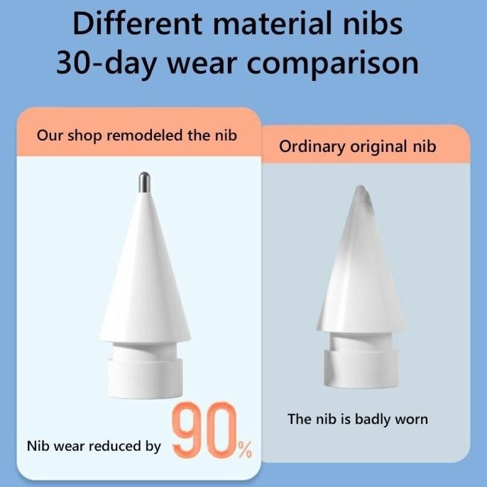 

Metal Replacement Tip Nib For Apple Pencil Gen 1 2