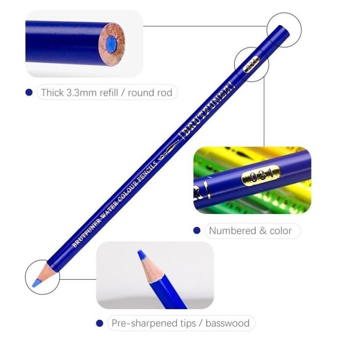 

Pensil Warna Brutfuner Painting Oil Pencil Artist Color Pencils Set 72