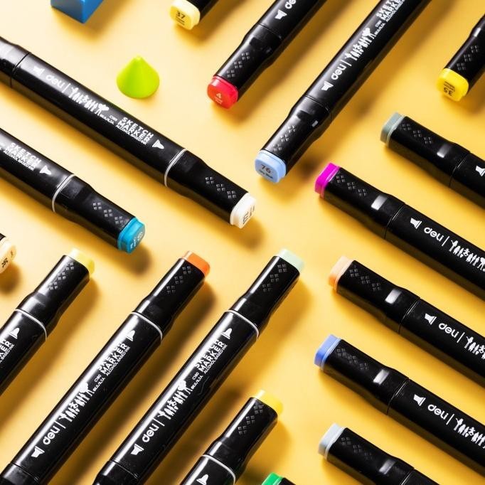

Deli Sketch Marker / Spidol Sketsa Edisi One Piece Double Tip EC180-X
