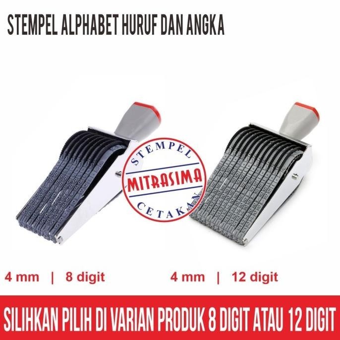 

Stempel serbaguna Alphabet ( Angka dan huruf ) sistem diputar