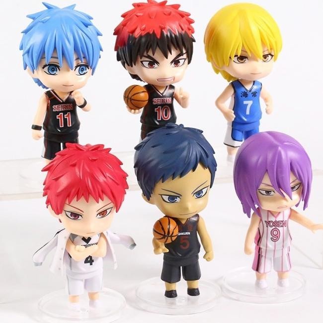 6Pcs/Set Figure Kuroko No Basuke Basketball Anime Action Figures