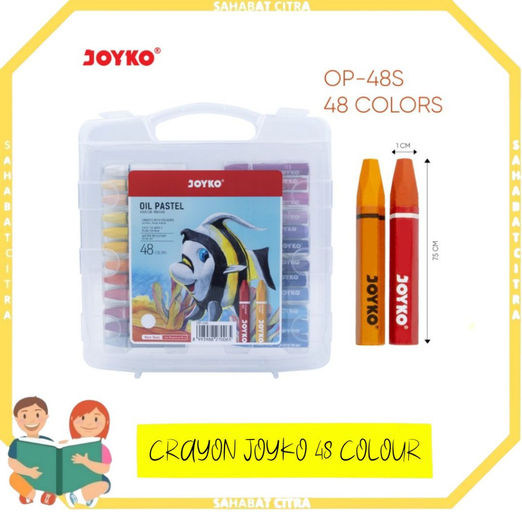 

CRAYON MERK JOYKO/TITI 48 COLOUR 蜡笔