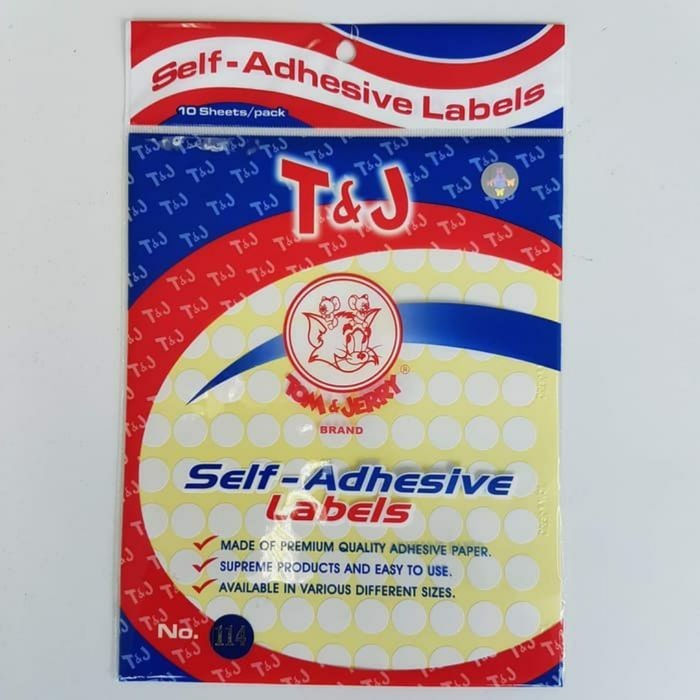 

LABEL TOM JERRY 114 PACK ISI 10 SHEET 贴纸