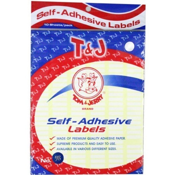 

LABEL TOM JERRY 98 BOX ISI 25 PACK 贴纸