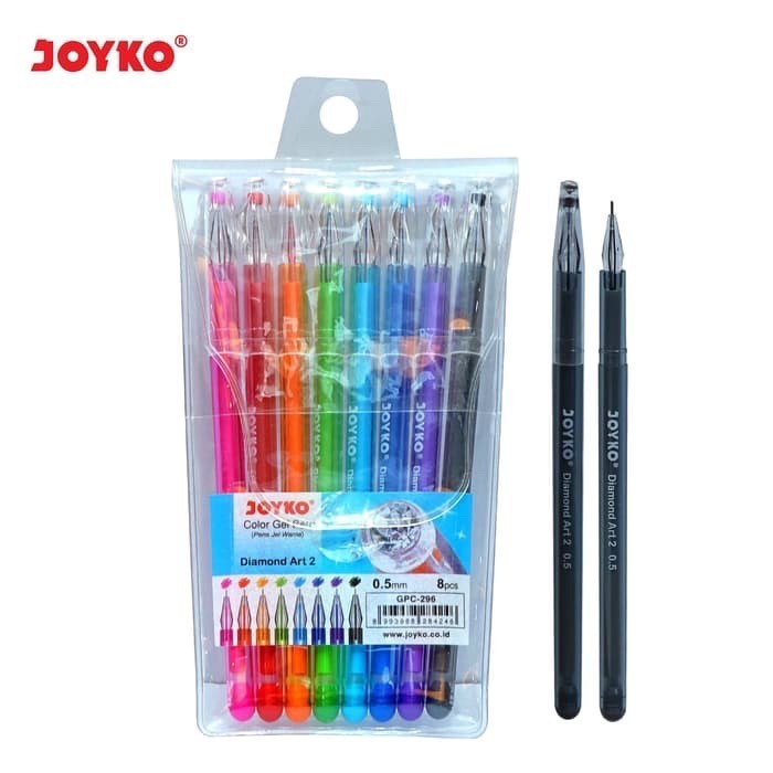 

COLOUR GEL PEN GPC-310S 10WARNA 0.5MM JOYKO