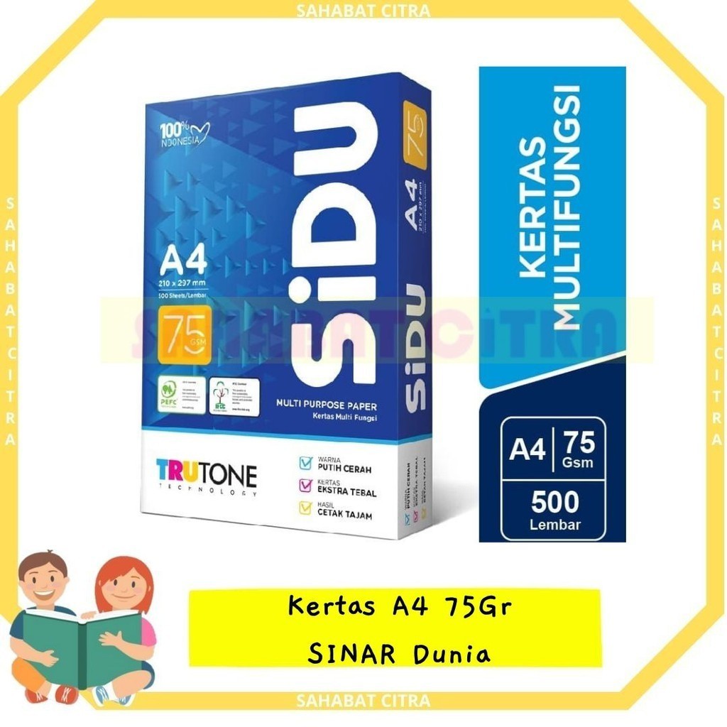 

KERTAS HVS A4 75GR SINAR DUNIA 纸