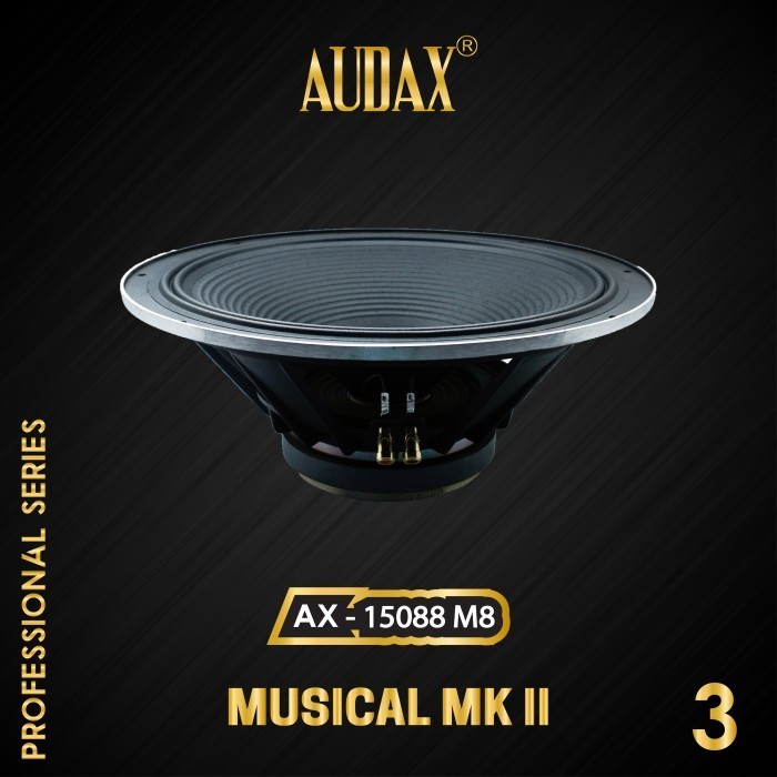 Speaker Pasif 15" Audax Ax-15088 M8 Full Range Professional Series