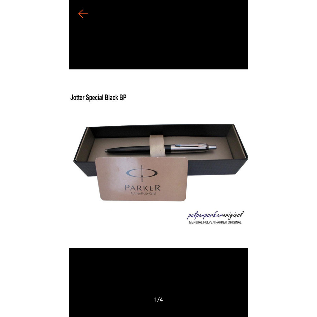 

Pulpen Parker Jotter + Refill Original + Gravir Nama