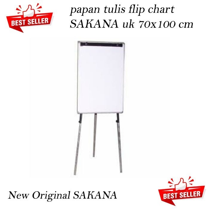 

papan tulis / Flipchart sakana magnetic Uk 70x100 Cm