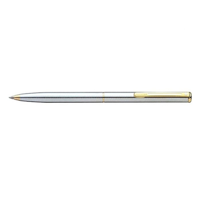 

Sheaffer Agio Brushed Chrome Plate Featuring 22K Gold Plate Trim