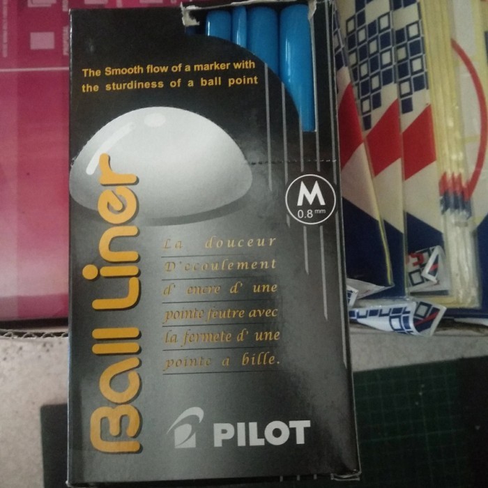 

pulpen baliner pilot biru 1 pack