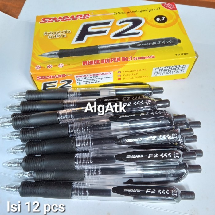 

Pulpen Standard F2 Isi 12 pcs. 0.7mm.