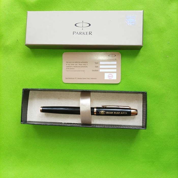 

Pen Parker IM LQ Black GT Rollerball originalada logo company]