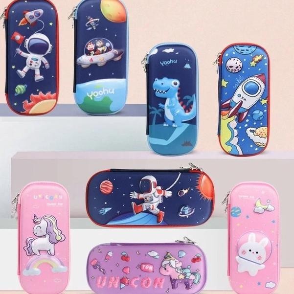 

3D Kotak Pensil Hard Case Dinosaurs Anak Sekolah