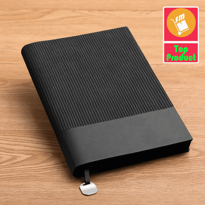 

SM Buku Tulis Paper Business Noteok Leather Cover A5 02BK Black