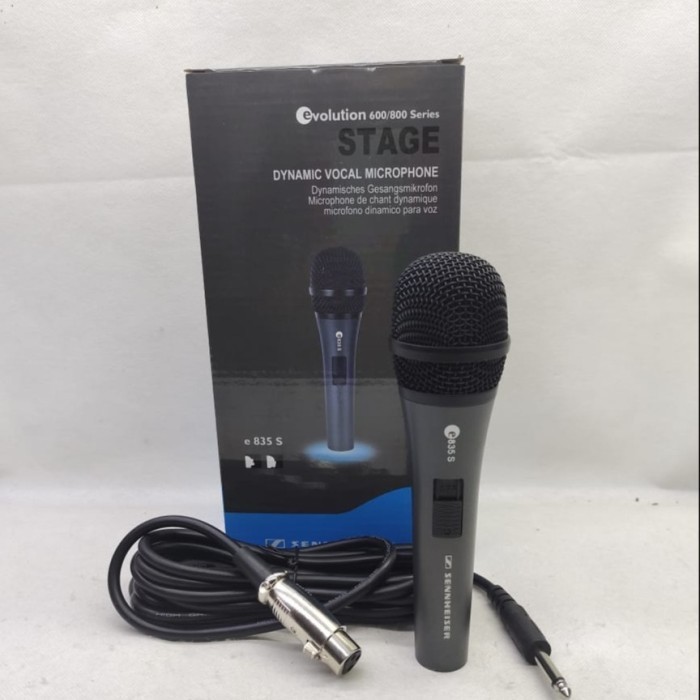 Mic Kabel Sennheiser E845S Hitam - Sennheiser E 845S