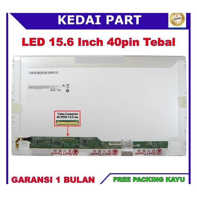 LCD LED Lenovo Thinkpad T510 T530 T530I T530S L540 15.6 40 Tebal MURAH