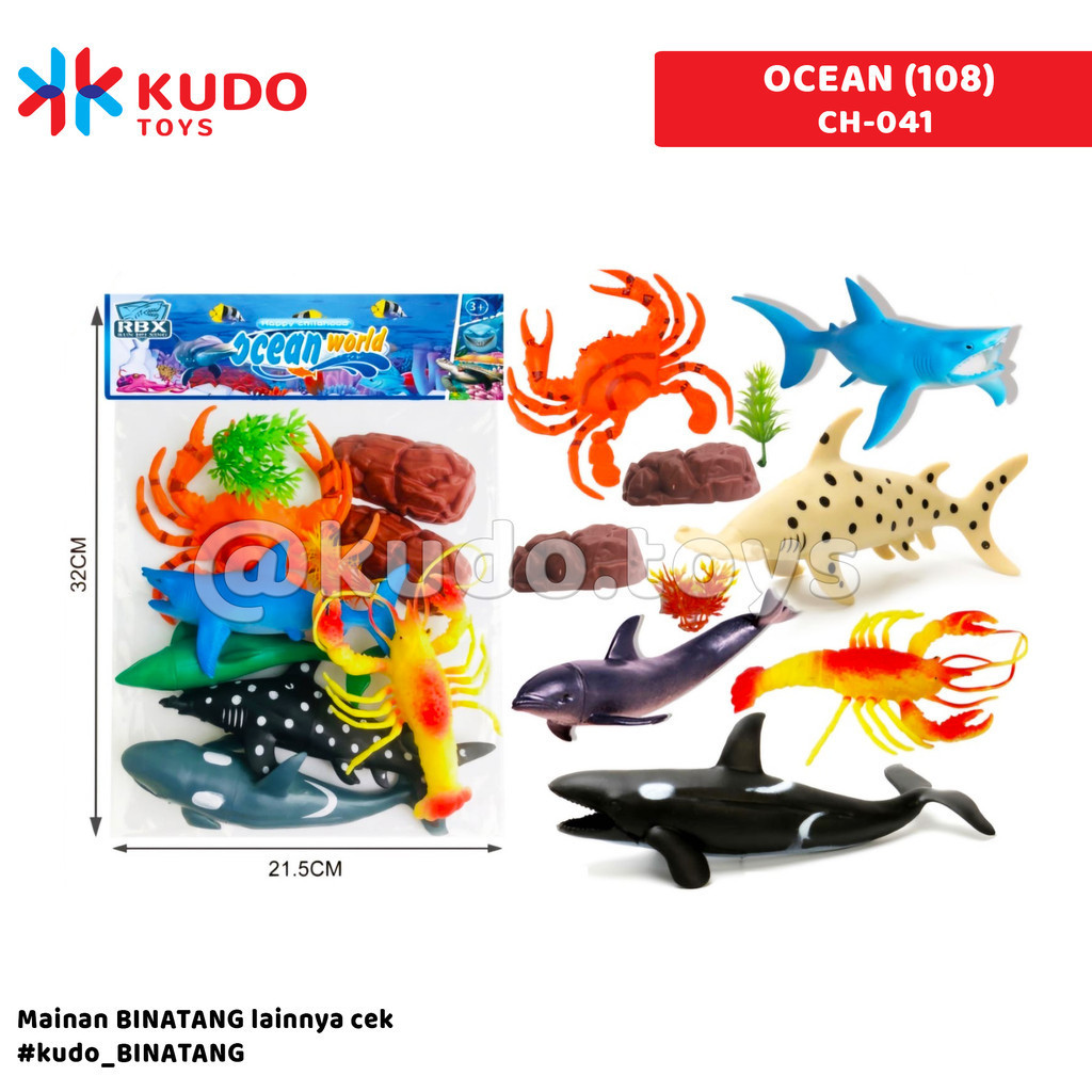 MAINAN ANAK FIGURE HEWAN LAUT (108) CH-041