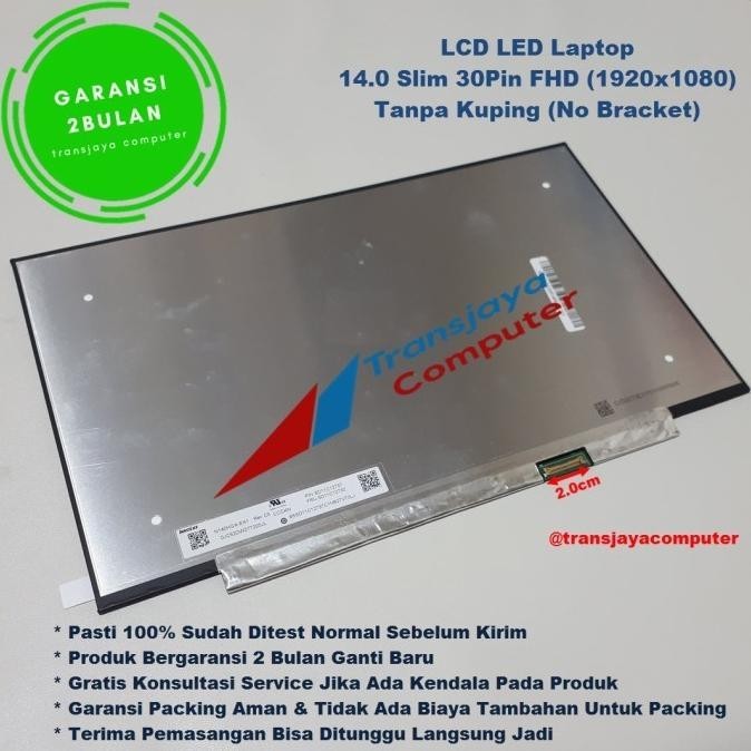 LED LCD Acer Aspire 5 A514-52 A514-52G A514-53 A514-53G A514-54 TERBATAS