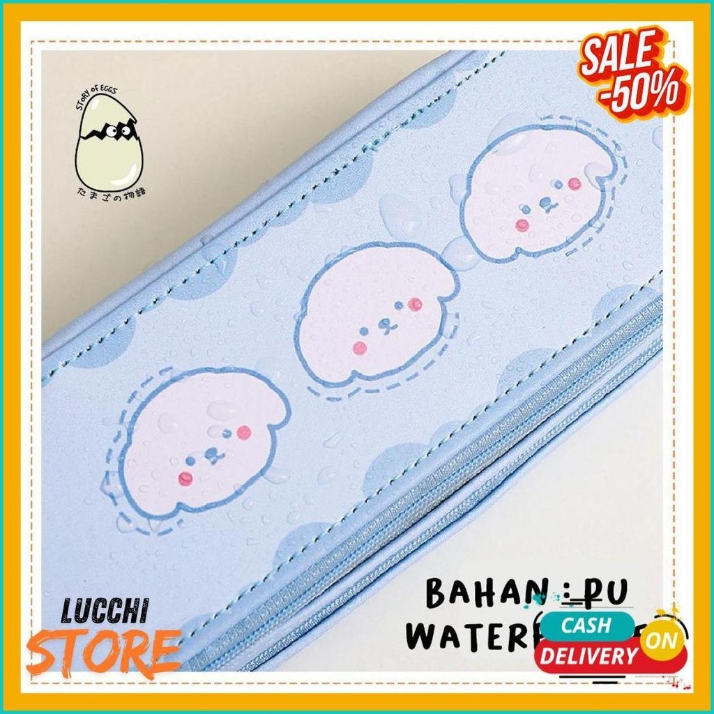 

Tempat Pensil Kotak Pensil 2 Layer Korean Style Pensil Case L Chibi Cute Pencil Case / Korean Style Kotak Tempat Pensil Besar Dengan Resleting / Muat Banyak / Big Capacity With Zipper (Cod)