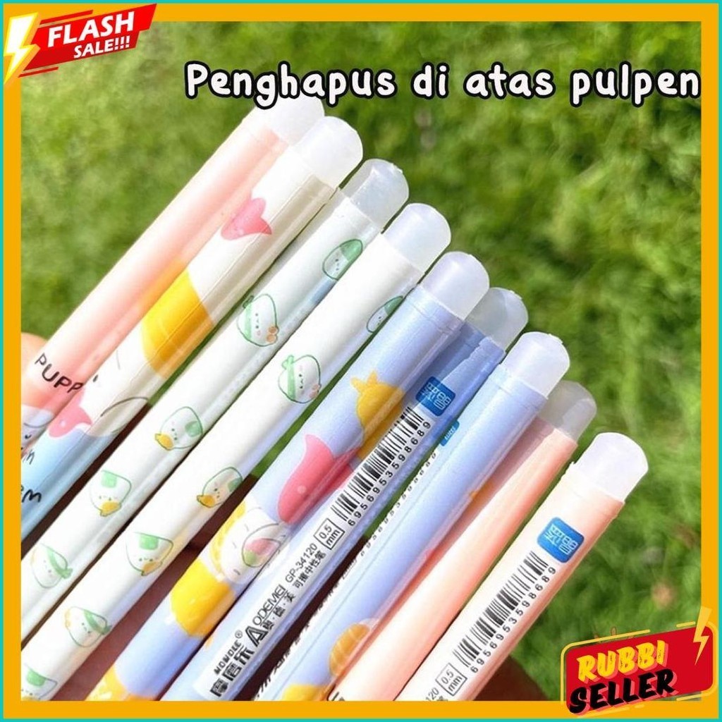 

Taiyo Erasable Pen Pack Premium Pulpen Gel Bisa Dihapus 12 Pcs Karakter Lucu Motif Kartun (Lagi Viral)