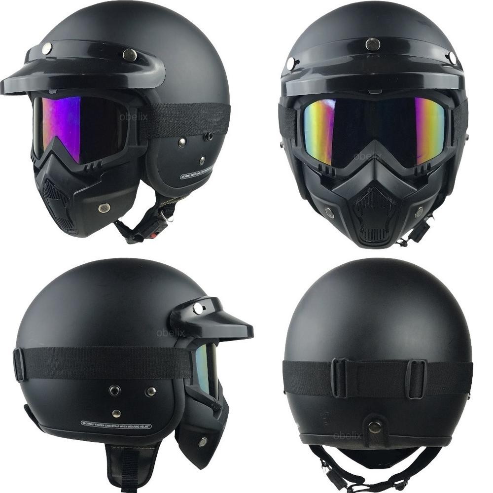 Premium Helm Bogo Retro Goggle Mask Sni BisaCod
