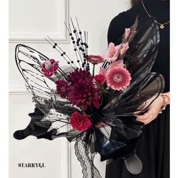 

Murah [1Pack] Cellophane Kertas Buket Kupu-Kupu Butterfly BisaCod