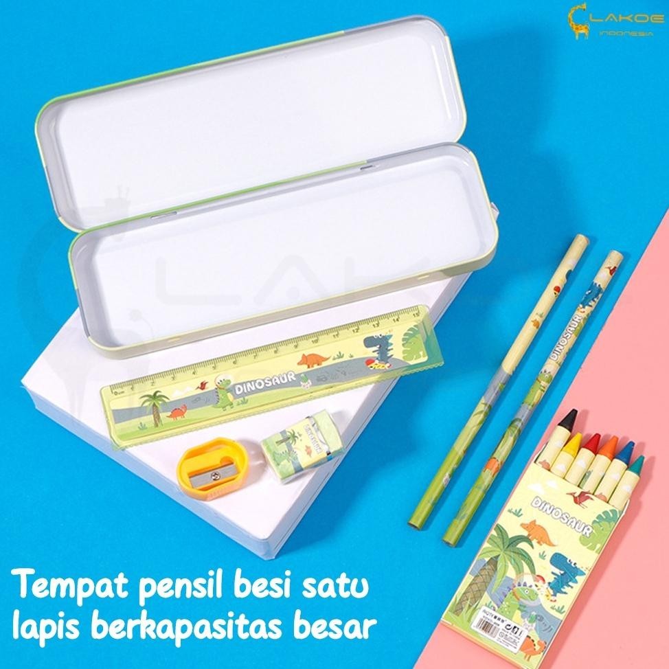 

Lakoe Kotak Pensil Anak Set Stationery/Alat Tulis Kotak Pensil Karakter/Alat Tulis Set Lengkap (Lagi Diskon)