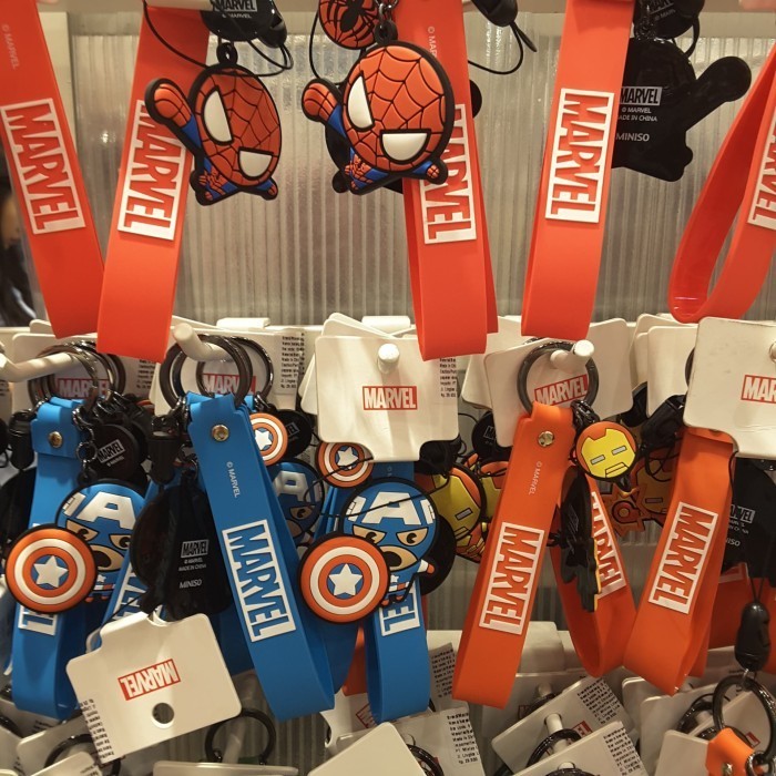 Cas Miniso Gantungan Kunci Hulk Marvel Iron Man Captain America Spiderman