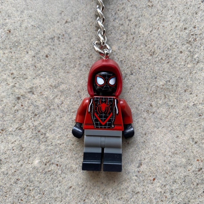 Cas Lego Keychain Spiderman Series / Gantungan Kunci Lego Couple Spiderman