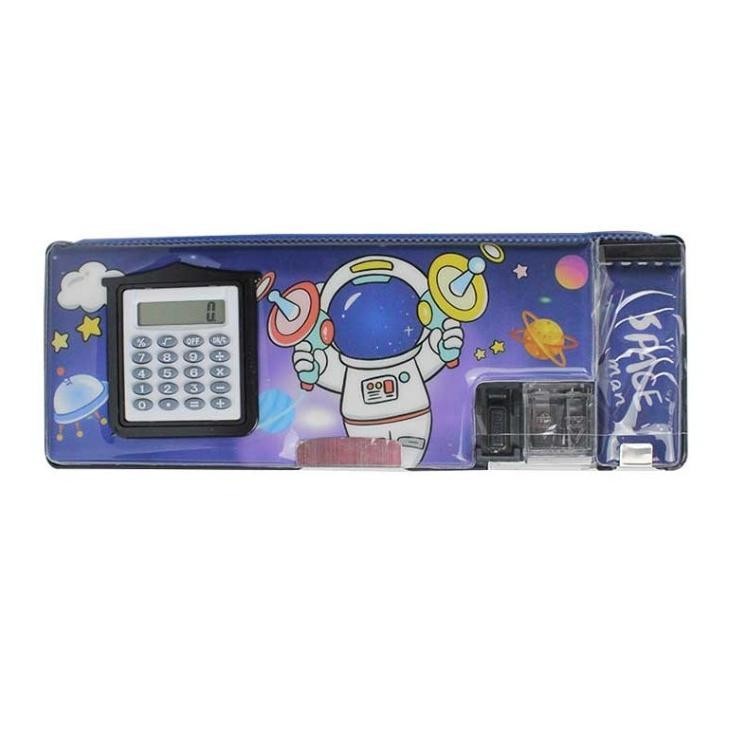 

FANCY - Kotak Pensil Magnet XPM-555-2 Astronot + Peruncing + Calculator