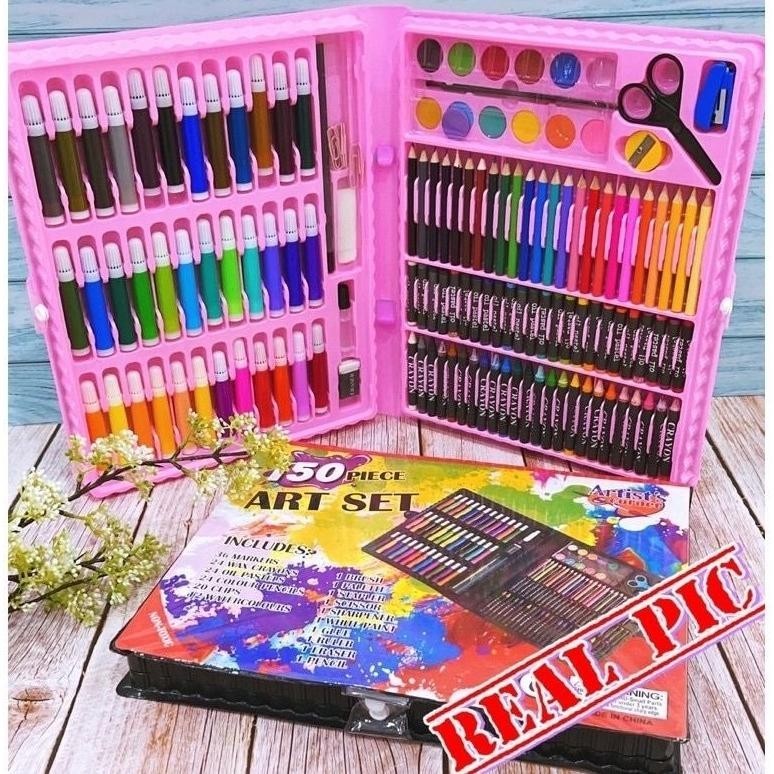 

COD CRAYON SET ISI 208PCS VIRAL Case Portable all in one Crayon isi 150pcs Viral sr-32
