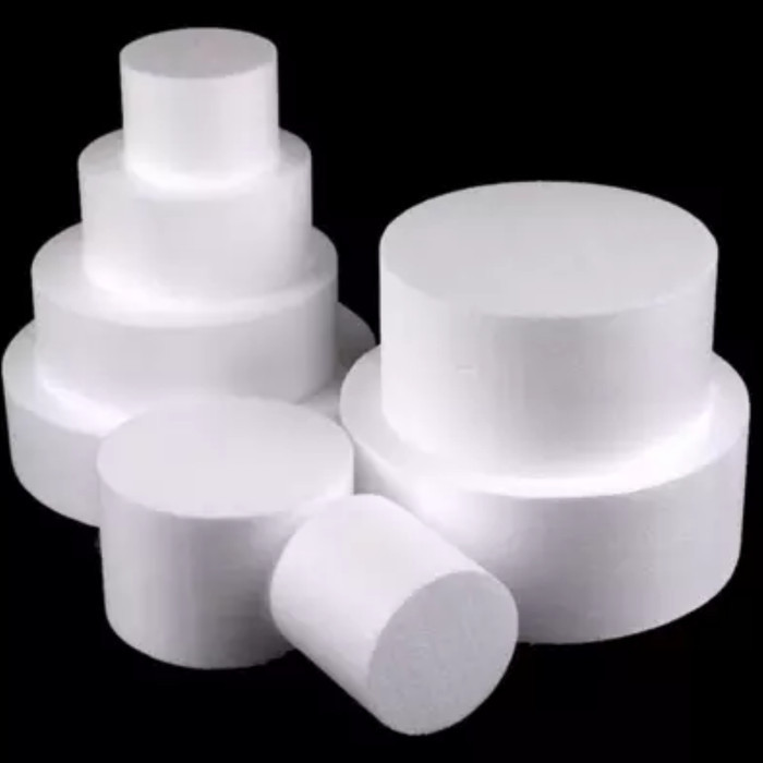 

Tatakan Styrofoam Dummy cake uk. D60cm x 18 cm