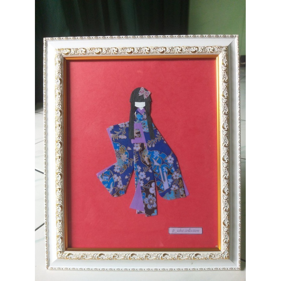 

neka kertas washi / washi ningyo/ neka kertas jepang kimono